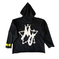 Art In Human Clothine Black Signature “ Rockstolic “ Oversize Hoodie