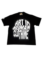 Art In Human Clothine Signature Tee ( Black )