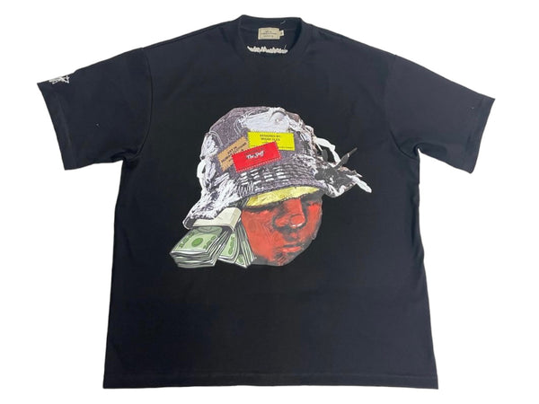 Black Get Money Oversize Shirts