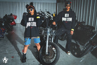 Art In Human Clothine Black Signature “ Rockstolic “ Oversize Hoodie